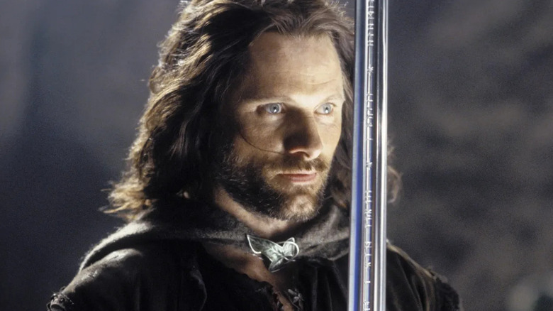 Elijah Wood as Frodo Baggins in The Lord of the Rings: The Return of the King.