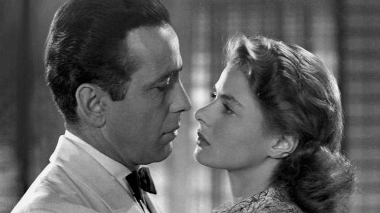 Rick Blaine and Ilsa Lund standing close together