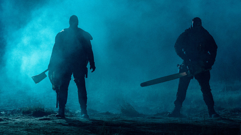 The Butcher and The Cockroach waiting in the fog in Onslaught