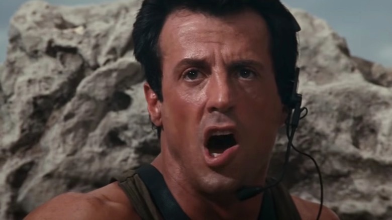 Sylvester Stallone in "Cliffhanger"