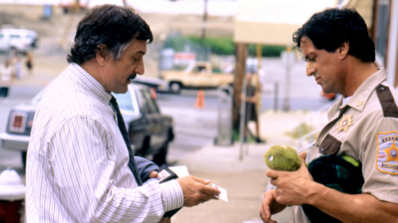 Robert De Niro and Sylvester Stallone in Cop Land