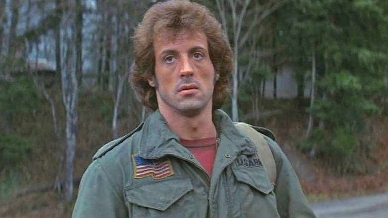 John Rambo looking intensely