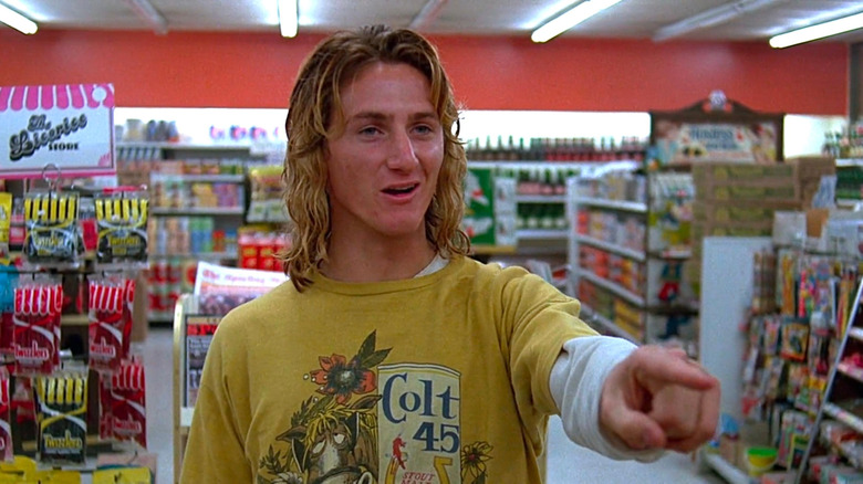 Jeff Spicoli pointing out something funny in Fast Times at Ridgemont High