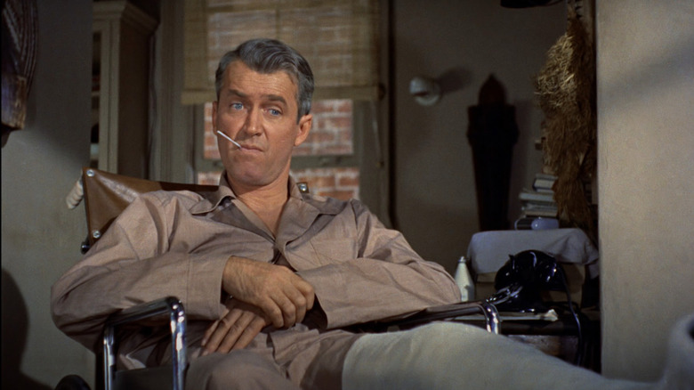 Jimmy Stewart in Rear Window