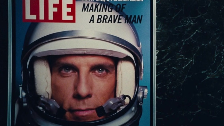Walter Mitty (Ben Stiller) imagines himself as an astronaut