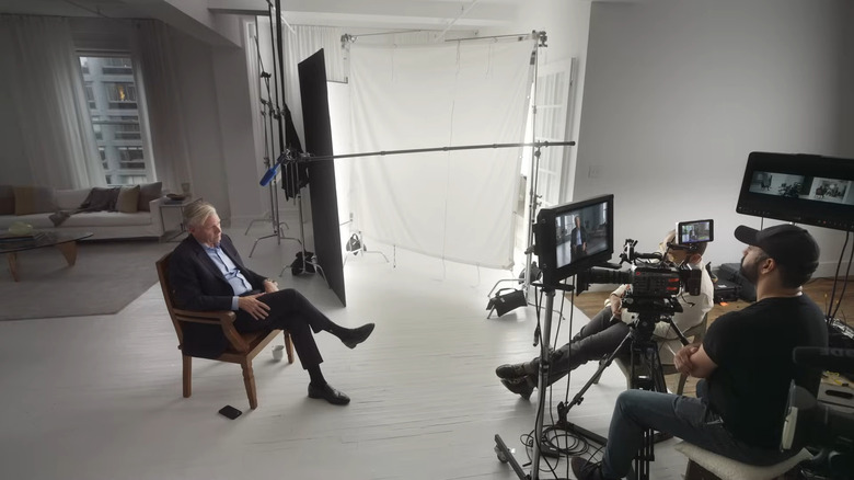 Chris Hansen sits down for an interview in Predators.