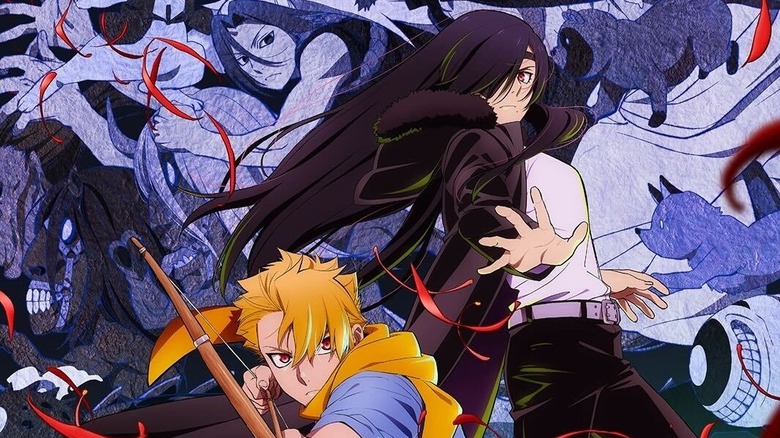 Daemons of the Shadow Realm poster showing Yoru and Asa with various Daemons in background