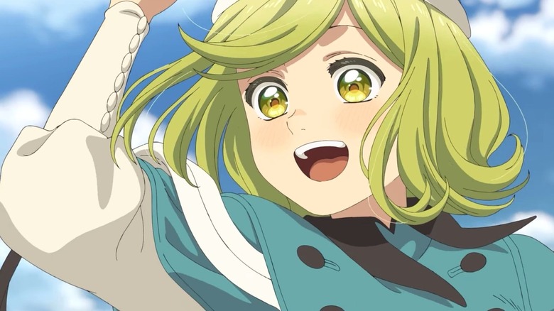 Coco is overjoyed after learning that witches can fly in Witch Hat Atelier