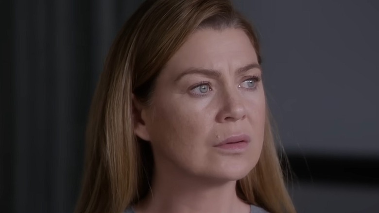 Ellen Pompeo as Meredith Grey on Grey's Anatomy
