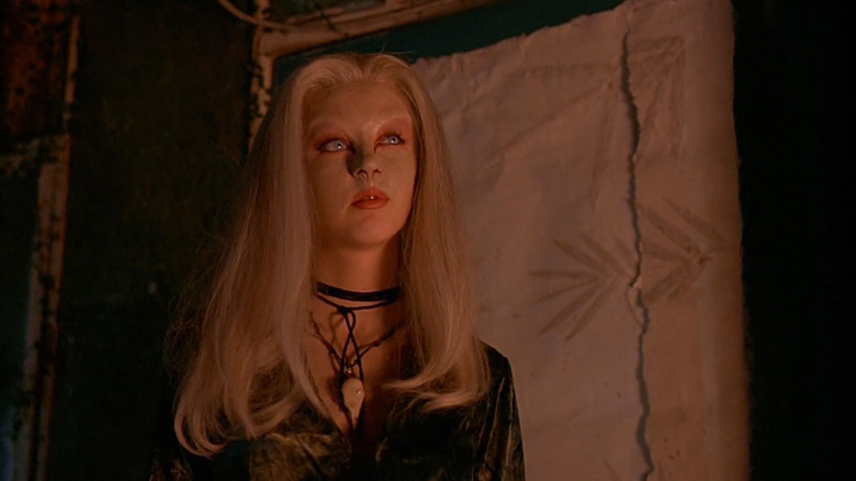 Katharine Isabelle as Ginger, at an early transformation stage in Ginger Snaps