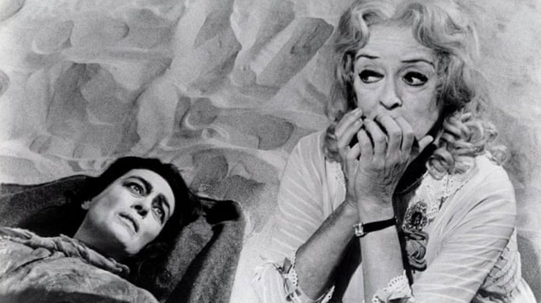 Joan Crawford and Bette Davis in What Ever Happened To Baby Jane?