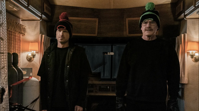 Aaron Paul and Bryan Cranston in Better Call Saul