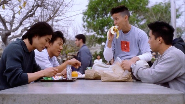 Roger Fan, Sung Kang, Jason Tobin and Parry Shen in Better Luck Tomorrow