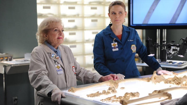 Bones, Betty White, Emily Deschanel