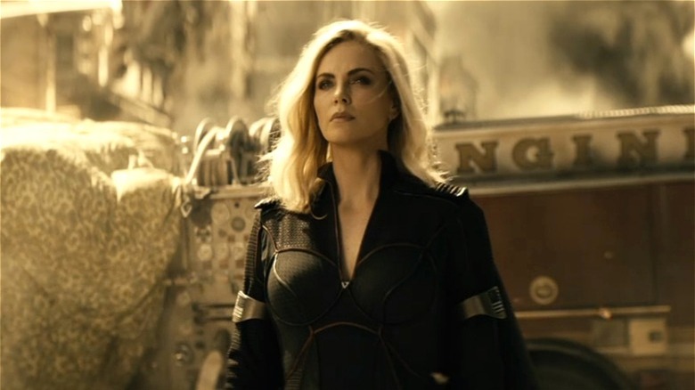 Charlize Theron as Stormfront in The Boys Season 3