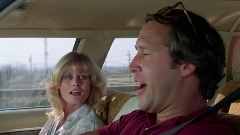 Beverly D'Angelo and Chevy Chase in National Lampoon's Vacation