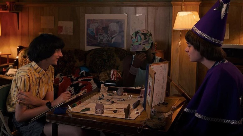 Stranger Things D&D scene