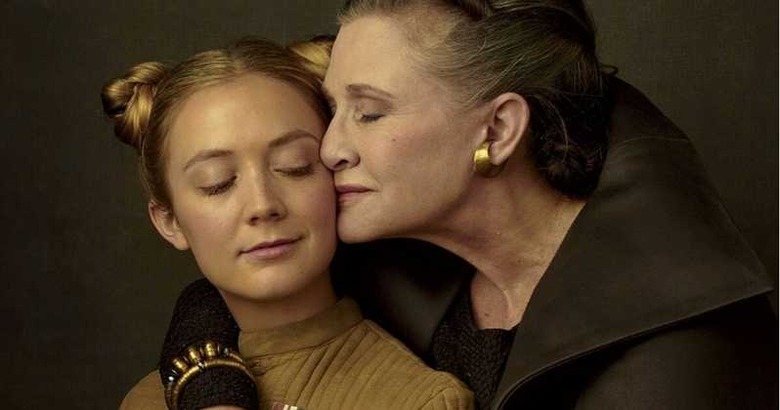 billie lourd carrie fisher