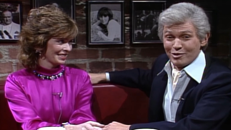 Barbara Bach and Billy Crystal on Saturday Night Live