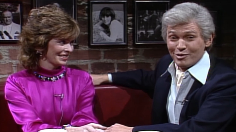 Barbara Bach and Billy Crystal on Saturday Night Live