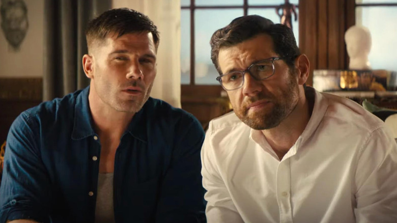 Luke Macfarlane and Billy Eichner in Bros