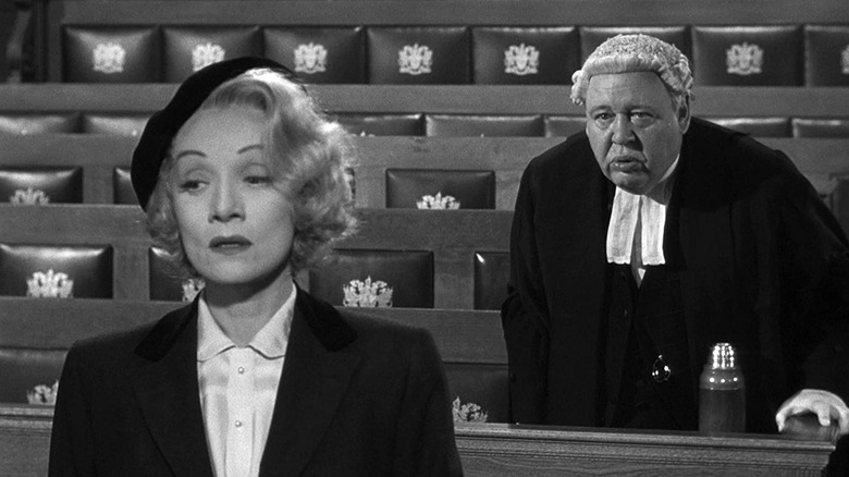 Witness for the Prosection: Christine Vole and Wilfrid Robarts sitting in court