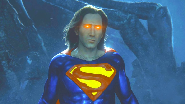 Nicolas Cage as Superman in The Flash