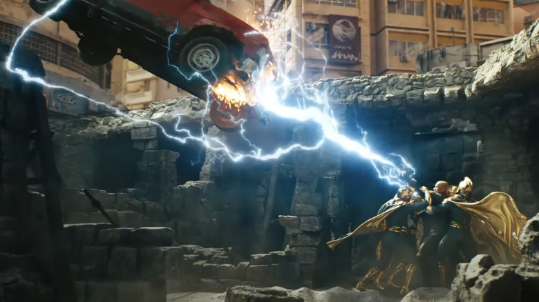 Black Adam Doctor Fate Fight