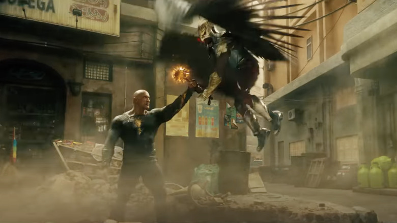 Black Adam Hawkman Fight Comic-Con