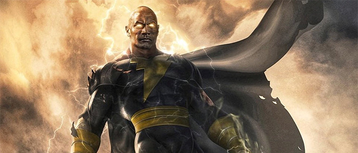 At the end of Black Adam (2022), the titular character sits on a