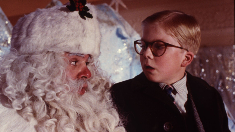 A Christmas Story santa and ralphie