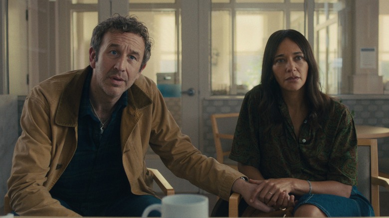 Mike and Amanda in the Rivermind office on Black Mirror