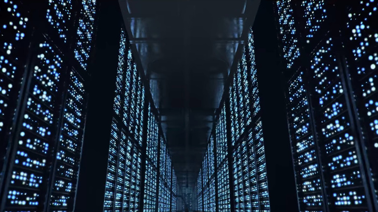 Black Mirror San Junipero server room
