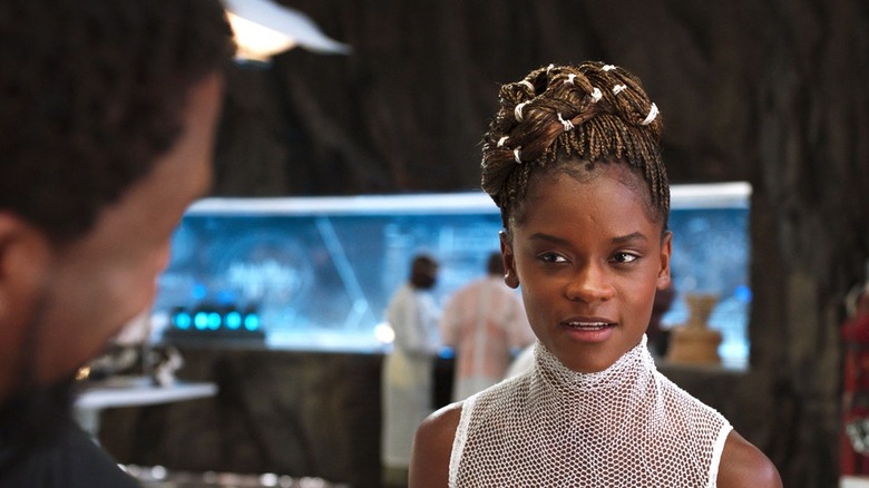 Letitia Wright as Shuri in Black Panther