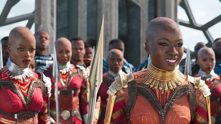 black women of black panther