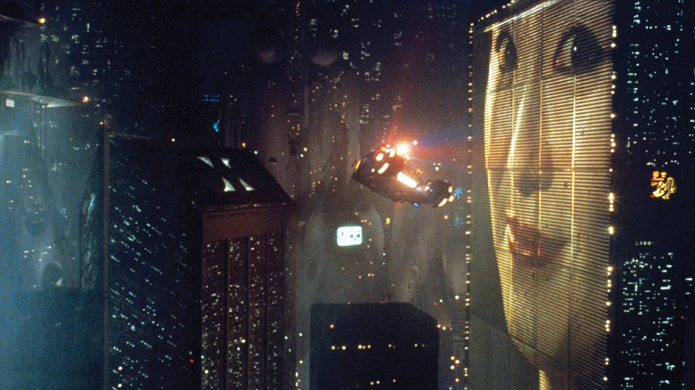Dystopian Los Angeles in "Blade Runner"