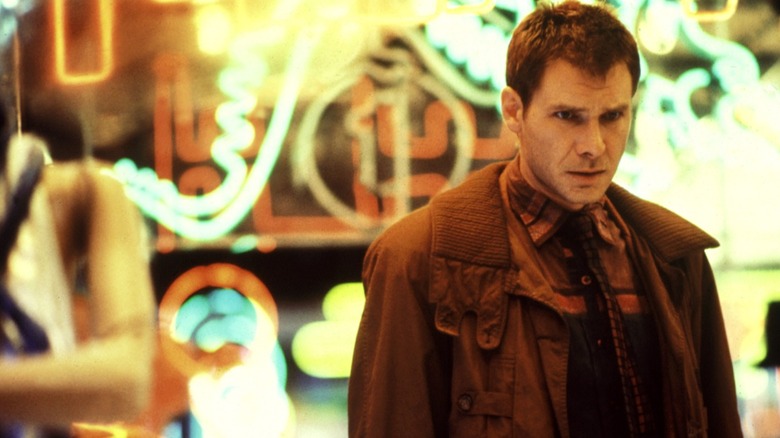 Harrison Ford as Rick Deckard in "Blade Runner"