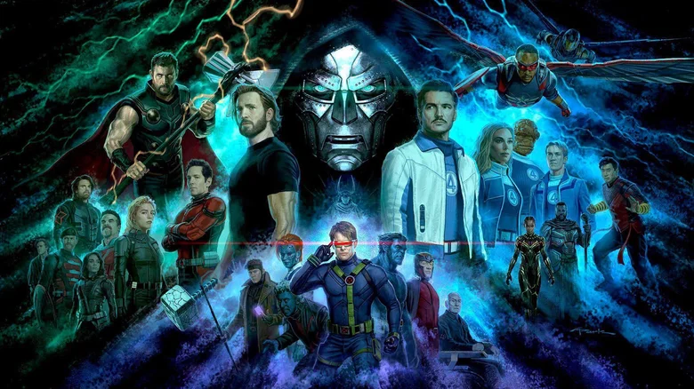 Cenas de Blade e Marvel