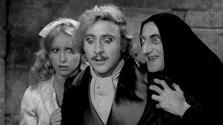 Teri Garr, Gene Wilder, and Marty Feldman in Young Frankenstein 