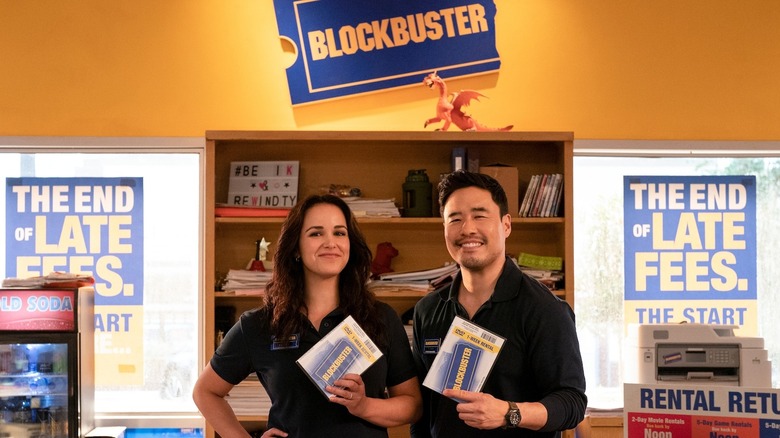 Timmy and Eliza at Blockbuster