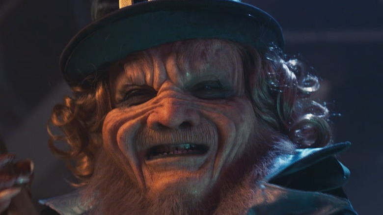 The Leprechaun holding an axe in "Leprechaun Revenge"
