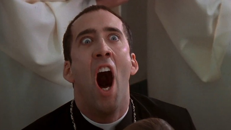 Nicolas Cage screaming