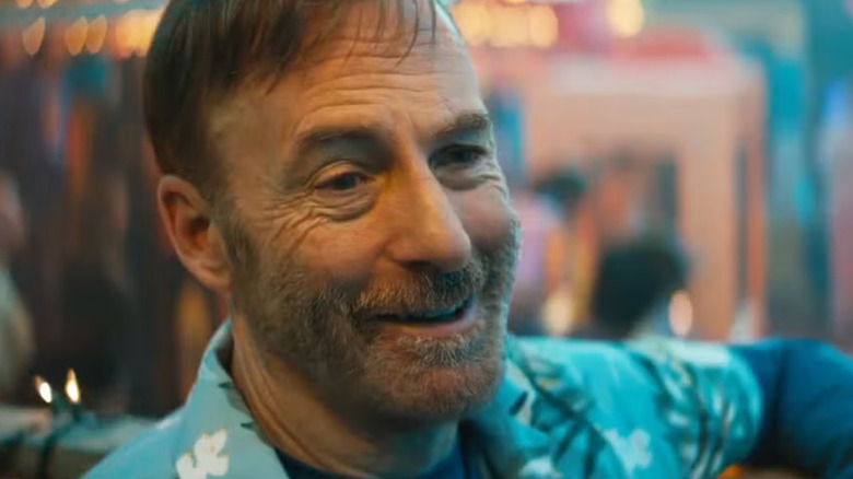 Hutch Mansell (Bob Odenkirk) bonds with his family in between shootings during Nobody 2