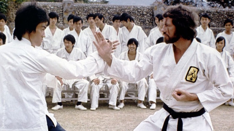Wall, Bruce Lee in Enter the Dragon