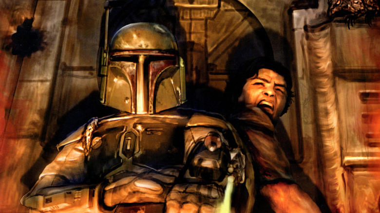 Boba unleashes flamethrower