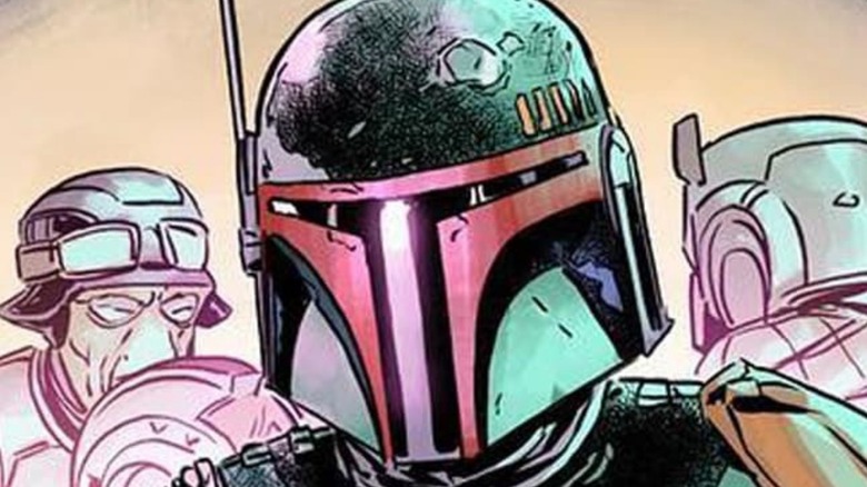 Boba Fett hangs out in bar