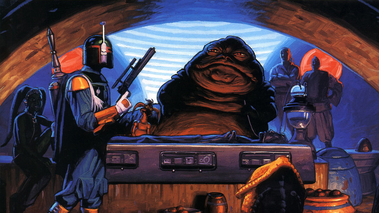 Fett in Jabba's palace