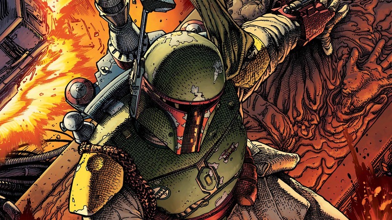 Boba Fett escapes explosion