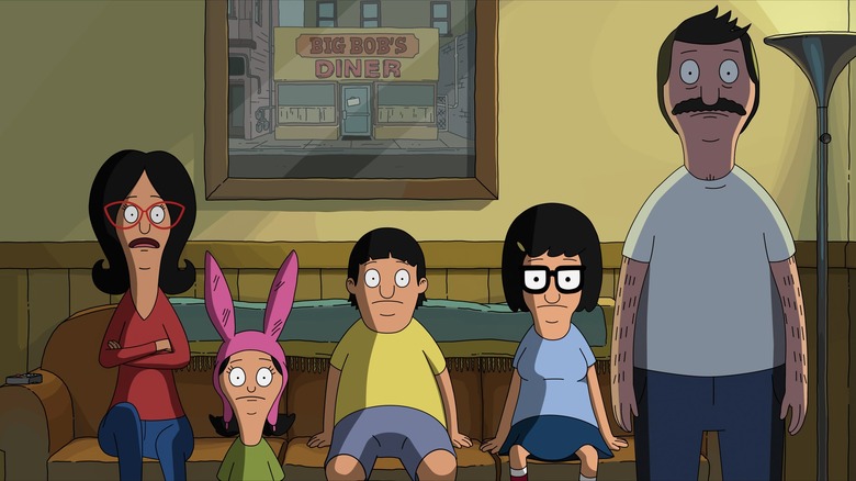 The Belcher family in The Bob's Burgers Movie
