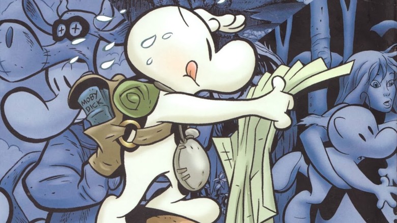 Fone Bone tries to read a map